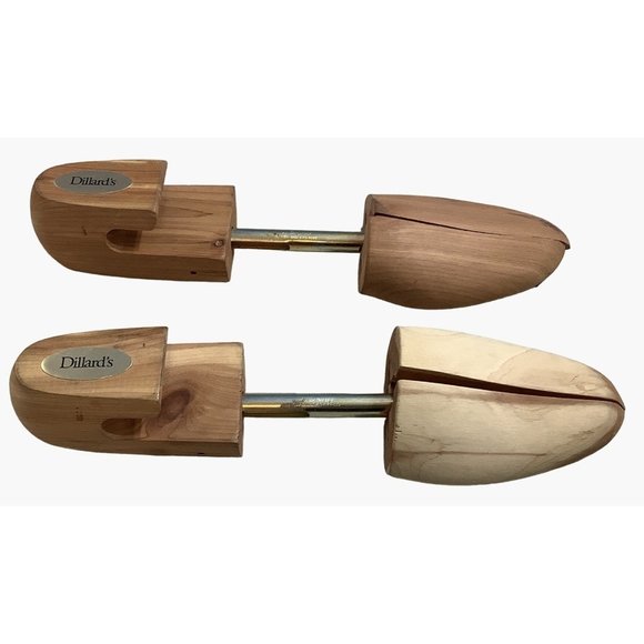 Rochester Shoe Company Other - 2 Dillard's Wooden Shoe Tree Shapers Stretchers Adjustable M/L Vintage
